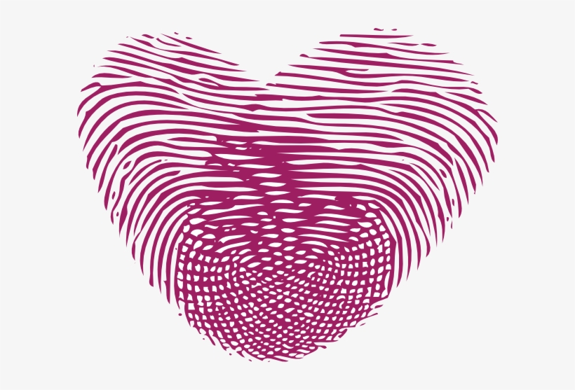 How To Set Use Single Plum Thumbprint Heart Clipart, transparent png