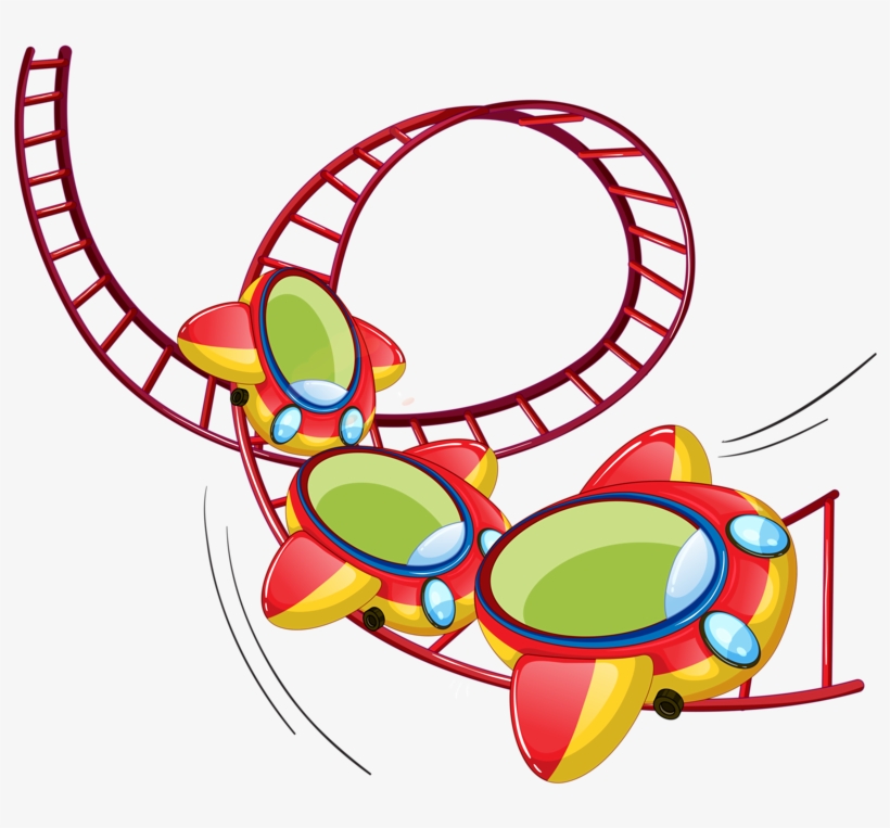 8 Clip Art, Scrapbook And Scrapbooking - Roller Coaster Clipart Png, transparent png
