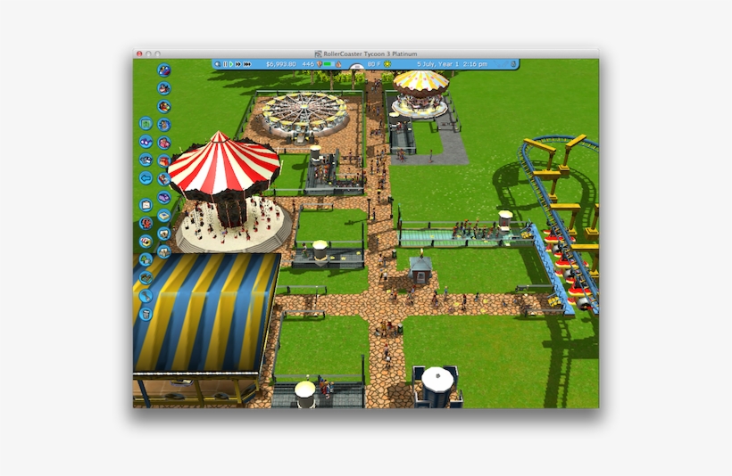 Rollercoaster Tycoon 3 Puts You In Charge Of An Amusement - Artificial Turf, transparent png