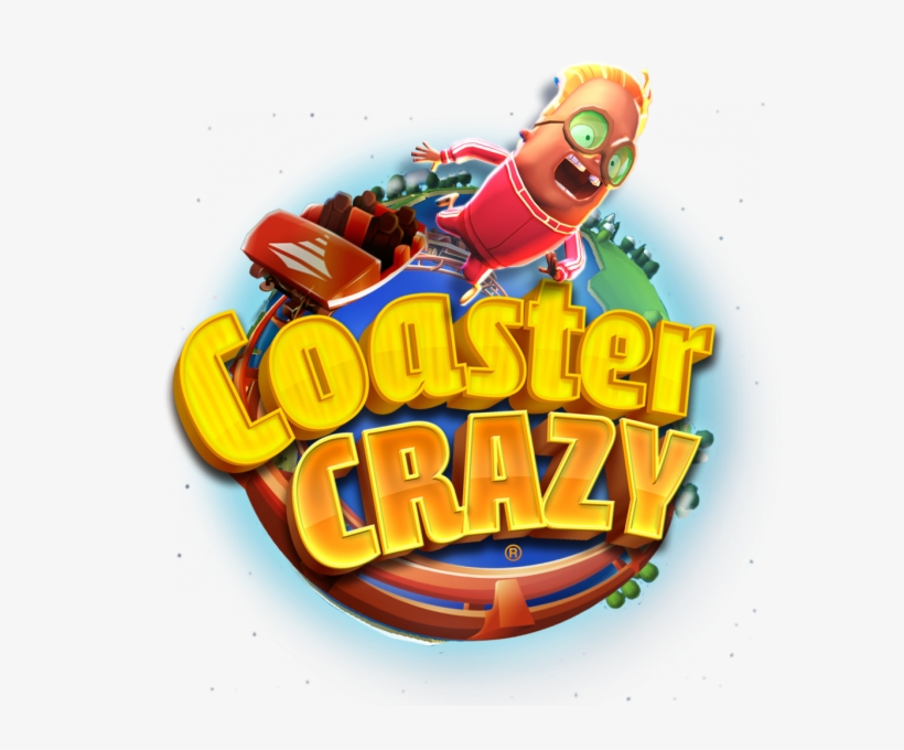 Coaster Crazy Logo - Roller Coaster, transparent png