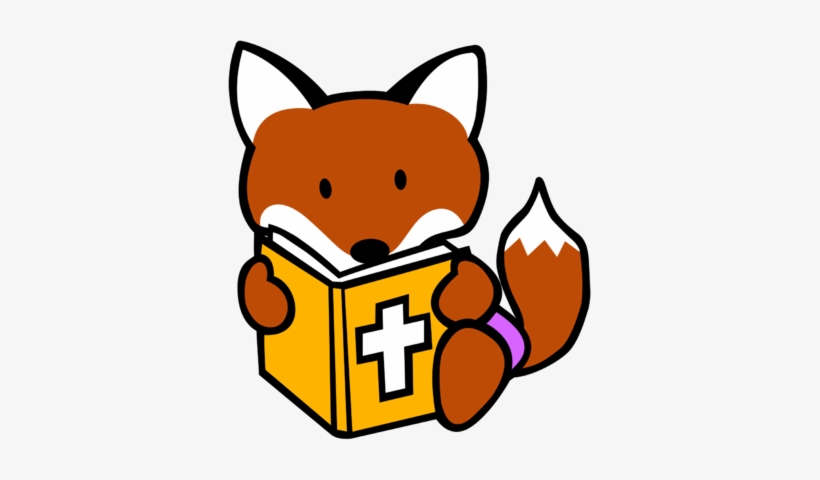 Fox Clipart Reading - Fox Clipart, transparent png