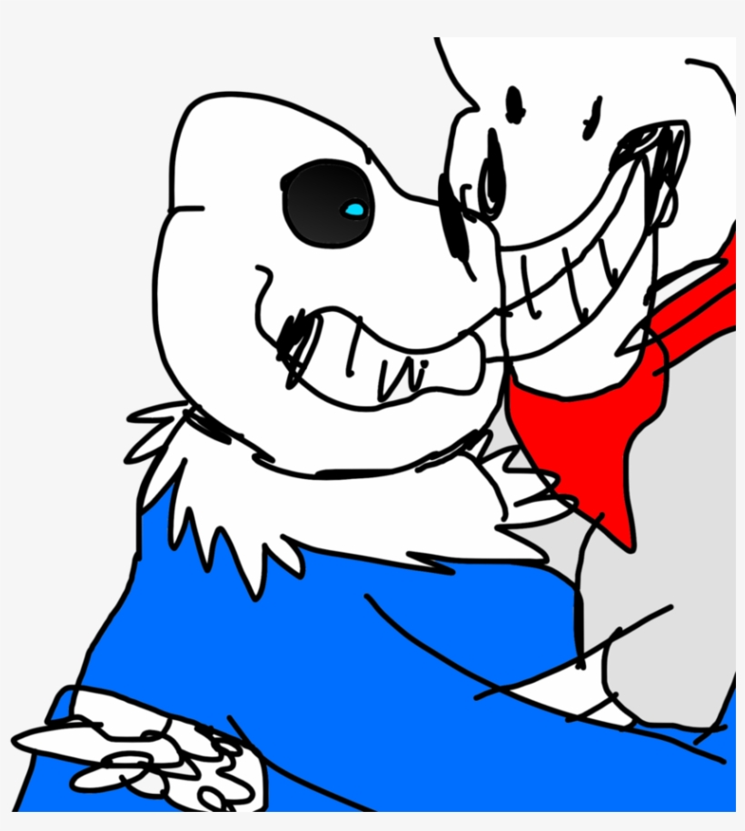 Sans X Papyrus By Cringe - Sans And Papyrus Cringe, transparent png