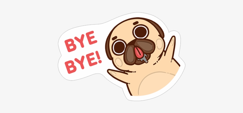 Viber Sticker «lovely Puglie» - Fondo De Pantalla De Pug, transparent png