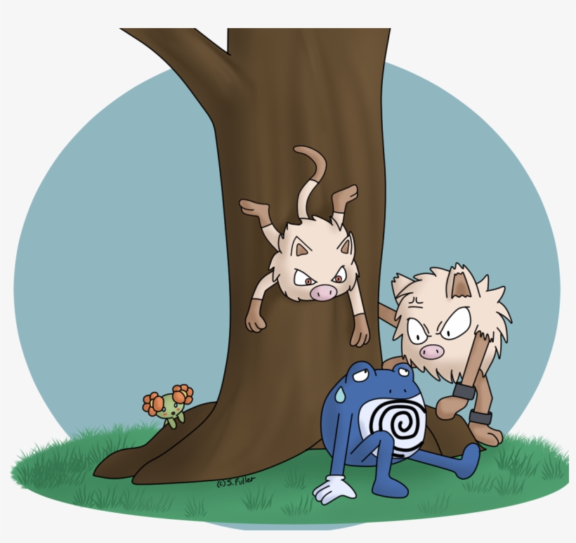 Pokemon 060 And - Pokemon Primeape And Mankey, transparent png