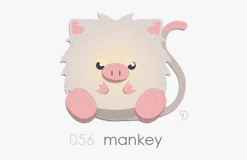 Mankey - Domestic Pig, transparent png