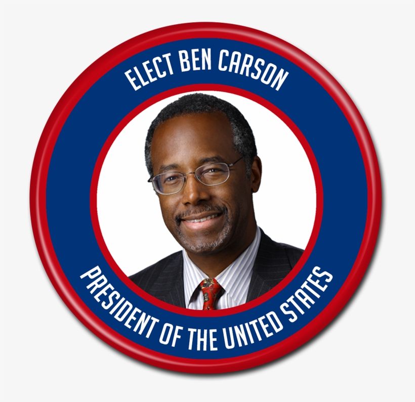 Ben Carson Button - Ben Carson 2016 Magnets, transparent png