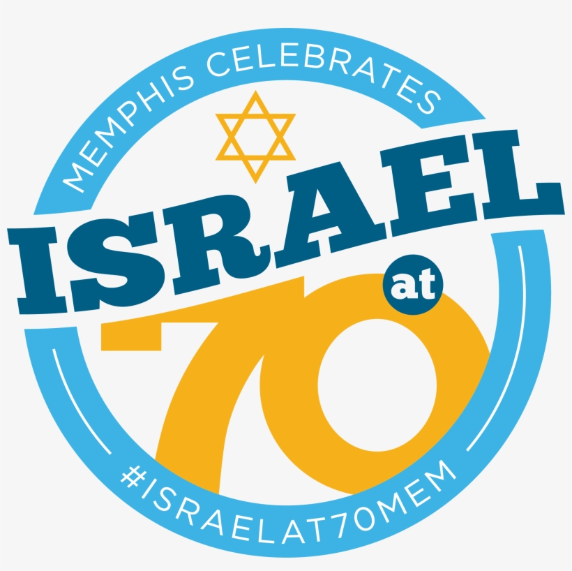 Memphis Celebrates Israel@70 - Israel Independence Day 70, transparent png