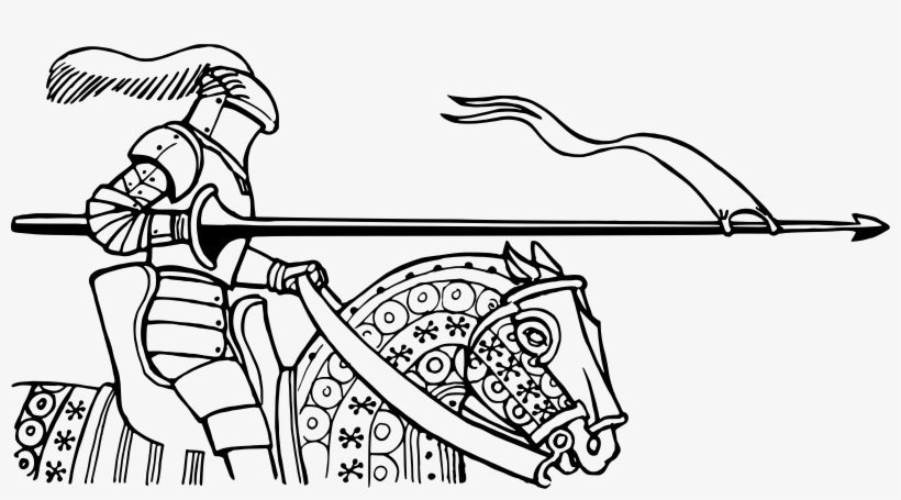 This Free Icons Png Design Of Knight With Lance, transparent png