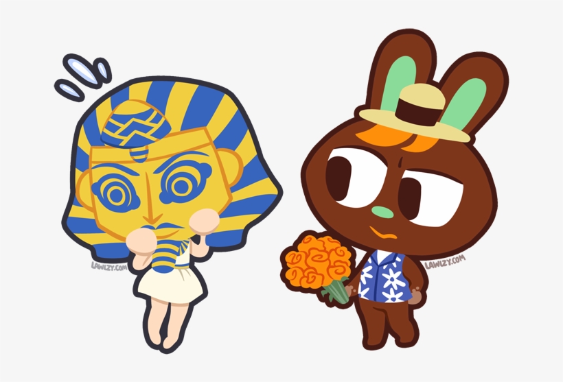 Versiris Lawlzy O'hare In The King Tut Mask Nobody - Cartoon, transparent png
