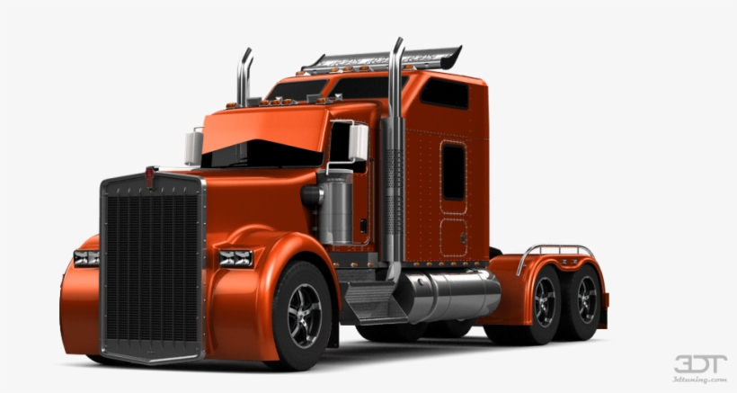 Free Download Truck Tuning Png Clipart Kenworth W900 - Kenworth W900 All Black, transparent png