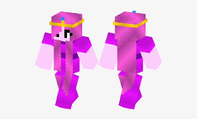 Bubblegum Princess Minecraft Skin, transparent png