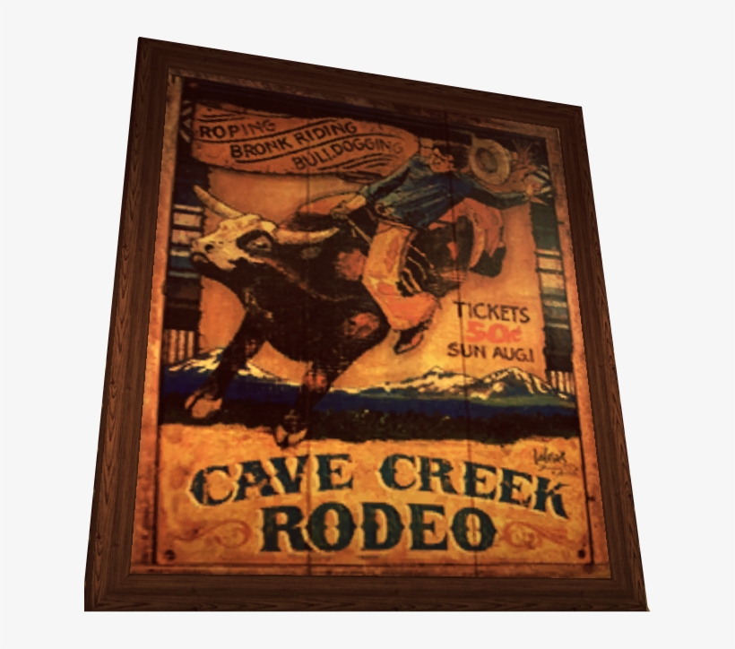 Dead Rising Wild West Poster Rodeo - Red Horse Signs - Vintage Signs - Rustic Western Signs, transparent png