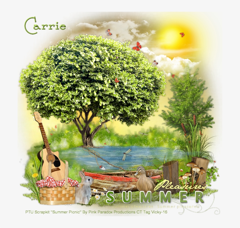 "summer Picnic" - Little Red Riding Hood Basket, transparent png
