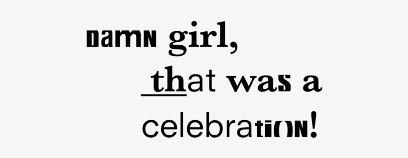 Damn Girl, That Was A Celebration - Magazine, transparent png