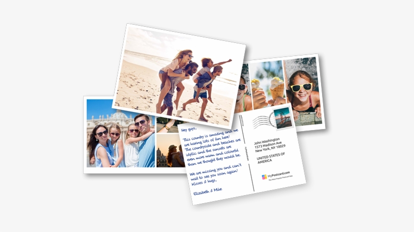 Create, Make And Send Your Personalized & Customized - Custom Postcards, transparent png