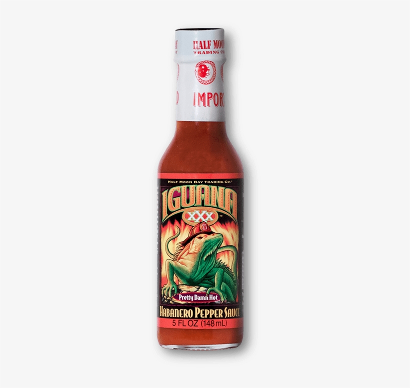 Iguana Xxx Pretty Damn Hot Habañero Pepper Sauce - Iguana Xxx Habañero Pepper Sauce, transparent png