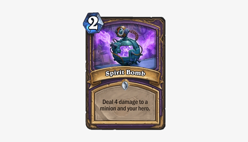 Spirit Bomb Card - Spirit Bomb Hearthstone, transparent png