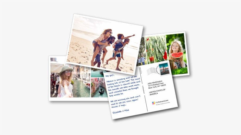 Custom Postcards, transparent png