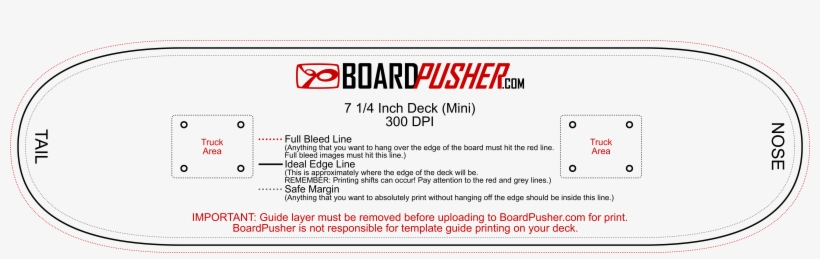 Design Tips & Templates - Skateboard Template Vector, transparent png