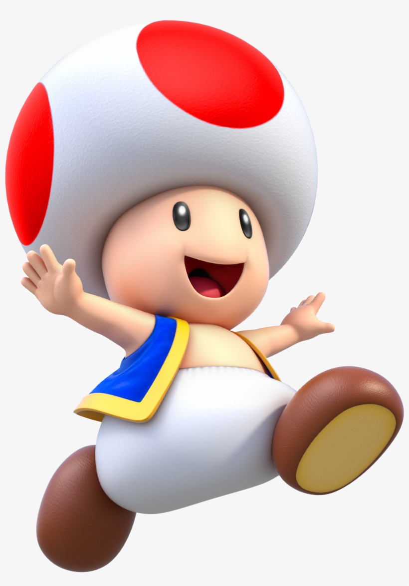 Toad Transparent Supe - Super Mario Run Toad, transparent png