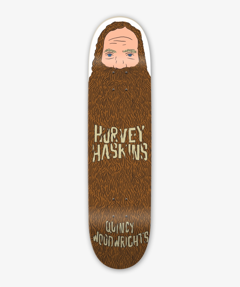 Hurvey Haskins Pro Deck - Skateboard Deck, transparent png