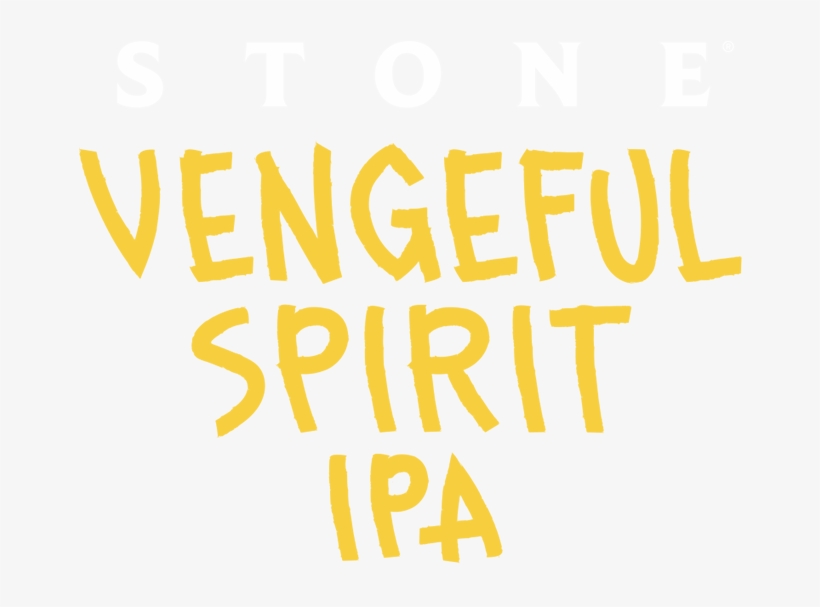 Stone Vengeful Spirit Ipa Logo - Beer, transparent png