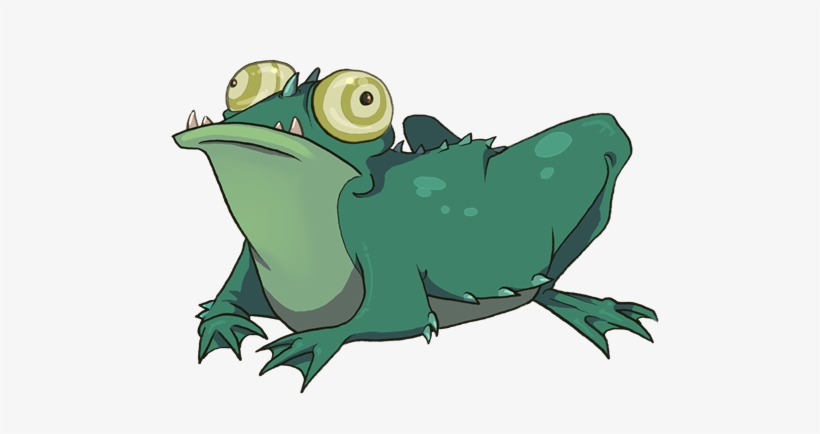 Giant Toad Satisfied After Snack - Cartoon, transparent png