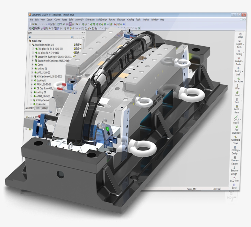 Png Download Cimatron Features D Systems - Mold Design, transparent png