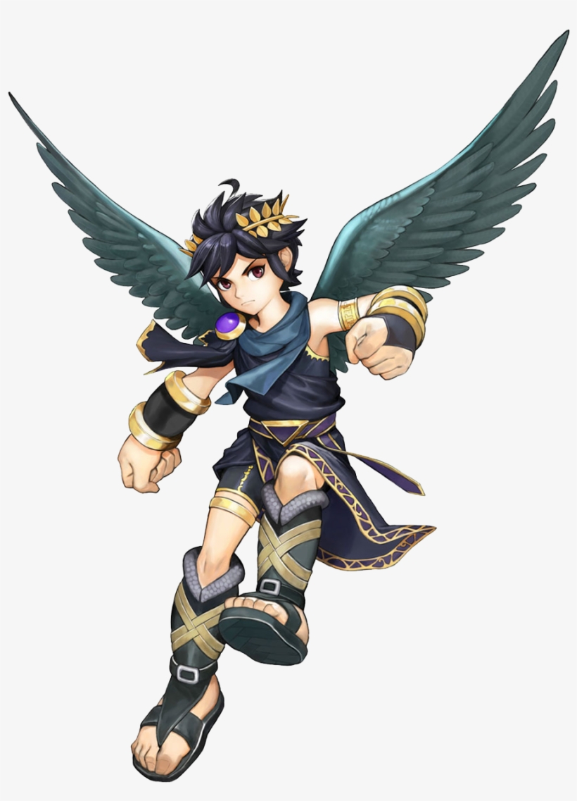 Dark Pit - Dark Pit Kid Icarus, transparent png