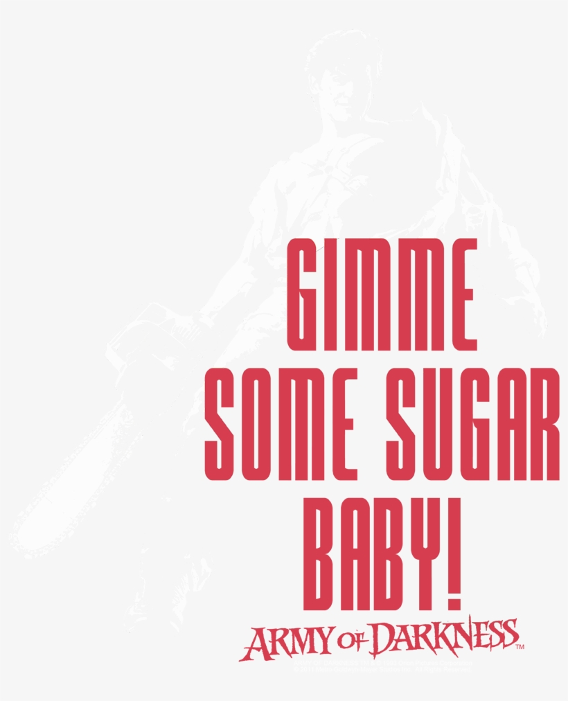 Army Of Darkness Sugar Men's Regular Fit T-shirt - T-shirt, transparent png