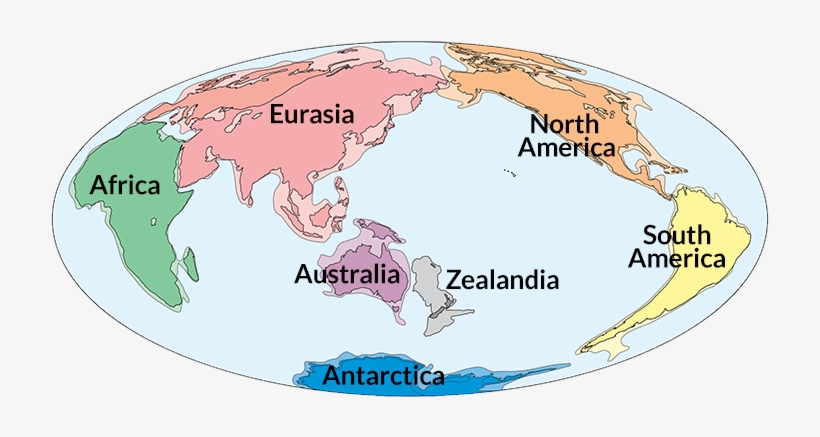 A Landmass Called Zealandia Deserves To Join The Ranks - Continents With Zealandia, transparent png