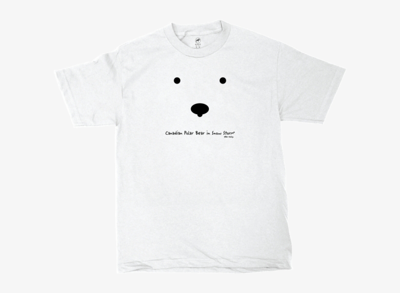 Polar Bear In Snow Storm T-shirt - Active Shirt, transparent png
