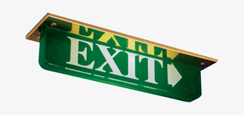 0631 Exit-sign - Exit Sign, transparent png
