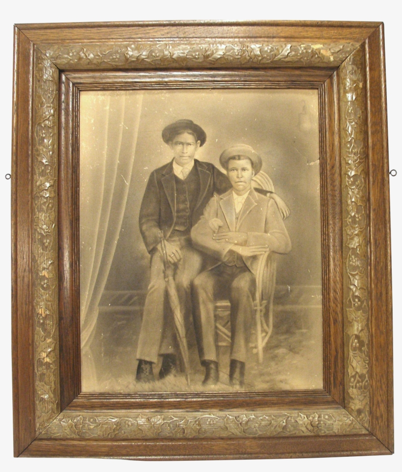Antique Art Black Americana Men Chalk Charcoal Painting - Art, transparent png