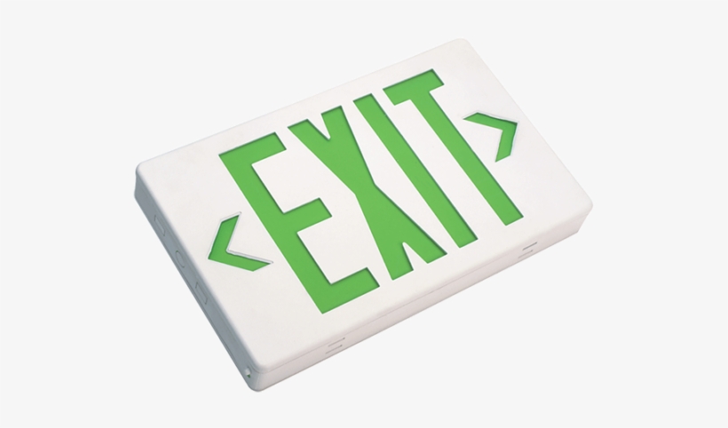 Led Emergency Exit Sign - Howard Exit Sign Thermoplastic Led Battery Backup, transparent png