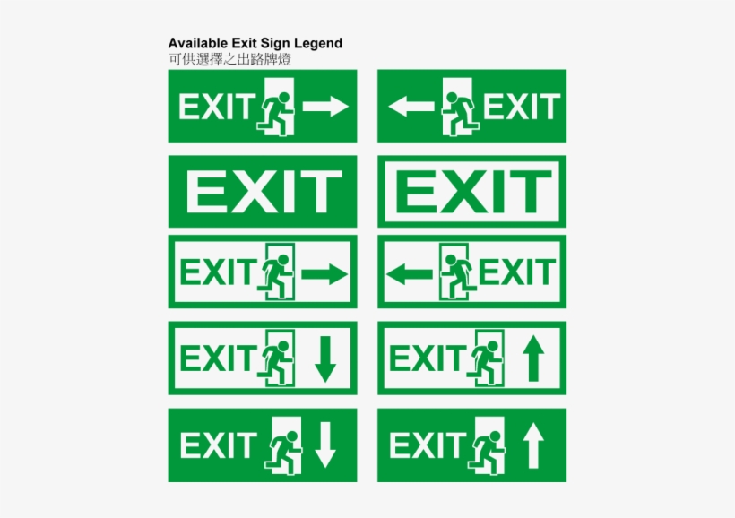 Led Emergency Exit Sign Box - No Exit, 7" X 10", .040 Aluminum, transparent png