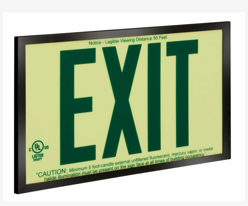 P50 Exit Signs, transparent png