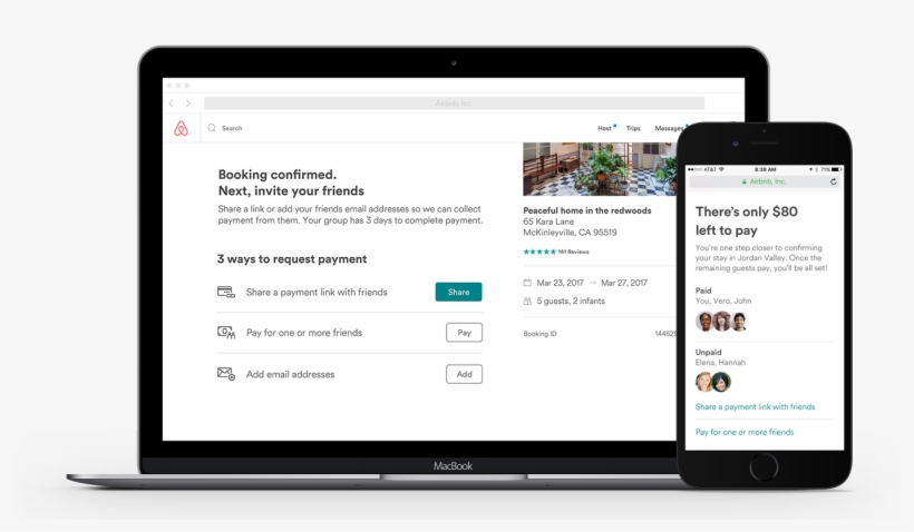 For Complete Survey Results, Including Demographics - Airbnb Split Payment With Friends, transparent png