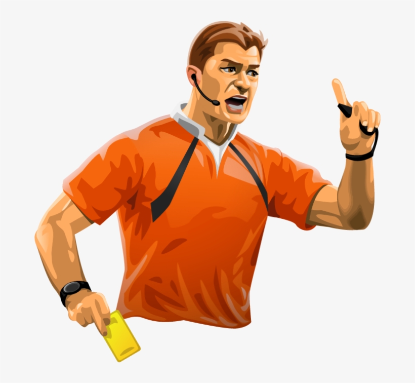 Referee, transparent png