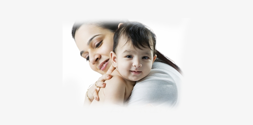 Mom And Newborn Png - Indian Mother With Baby Images Png, transparent png