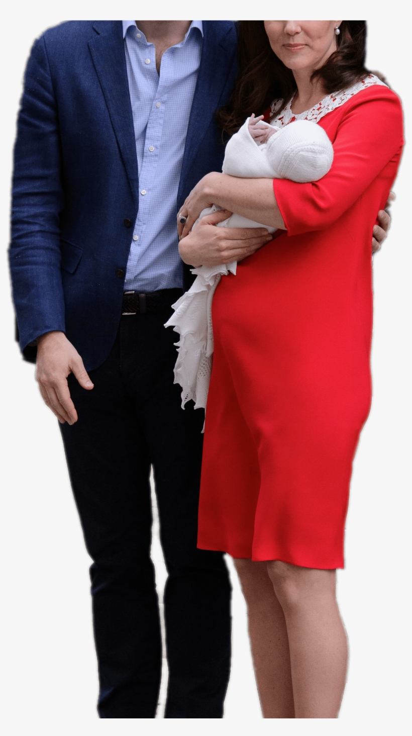 Catherine Duchess Of Cambridge And Newborn Prince Louis, transparent png