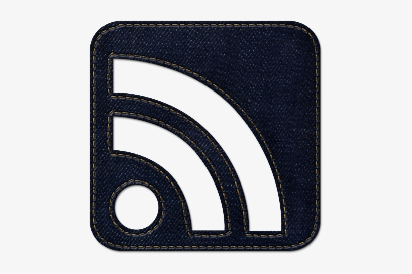Denim, Rss, Jean, Subscribe, Cube, Social, Feed Icon - Red And White Lines Logo, transparent png