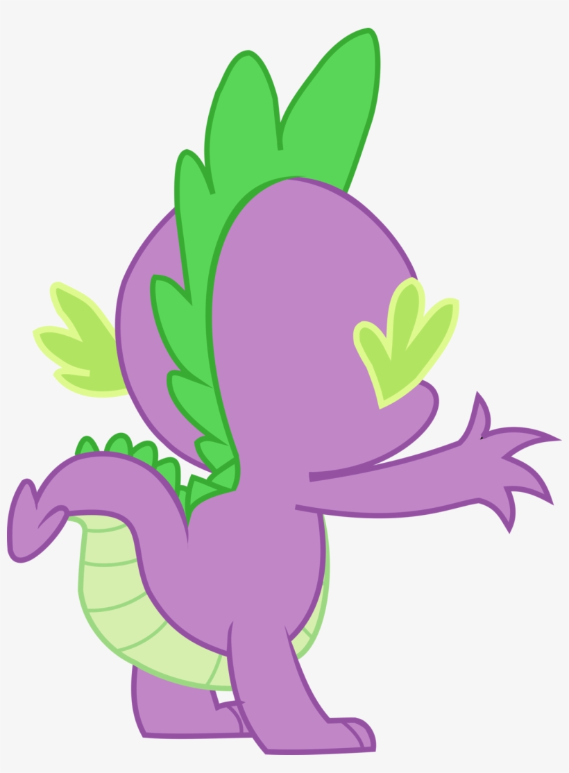 Spike Back Version 2 By Twilightpoint - My Little Pony Spike Back, transparent png