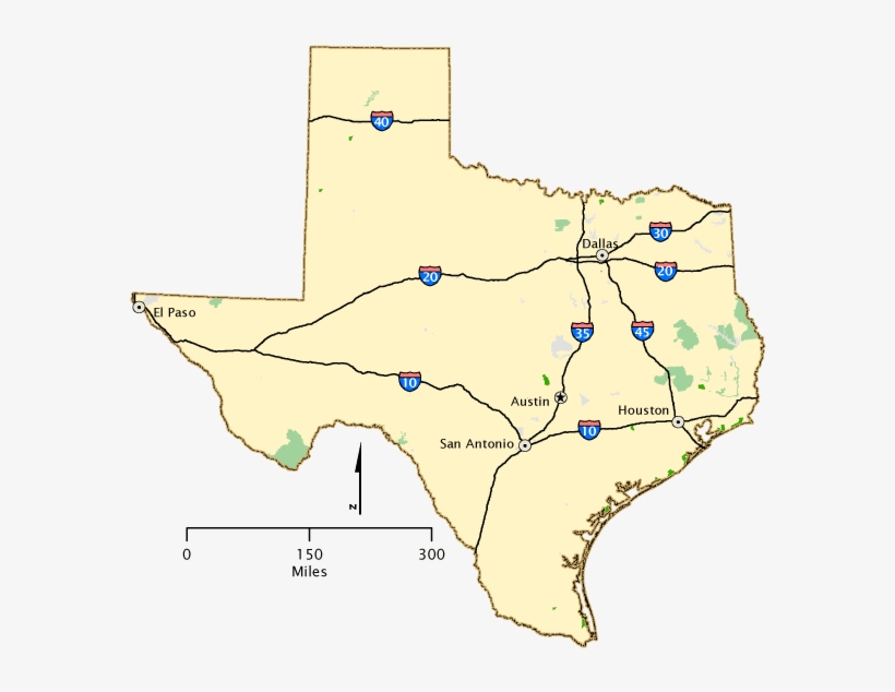 Texas - Map Of Texas, transparent png