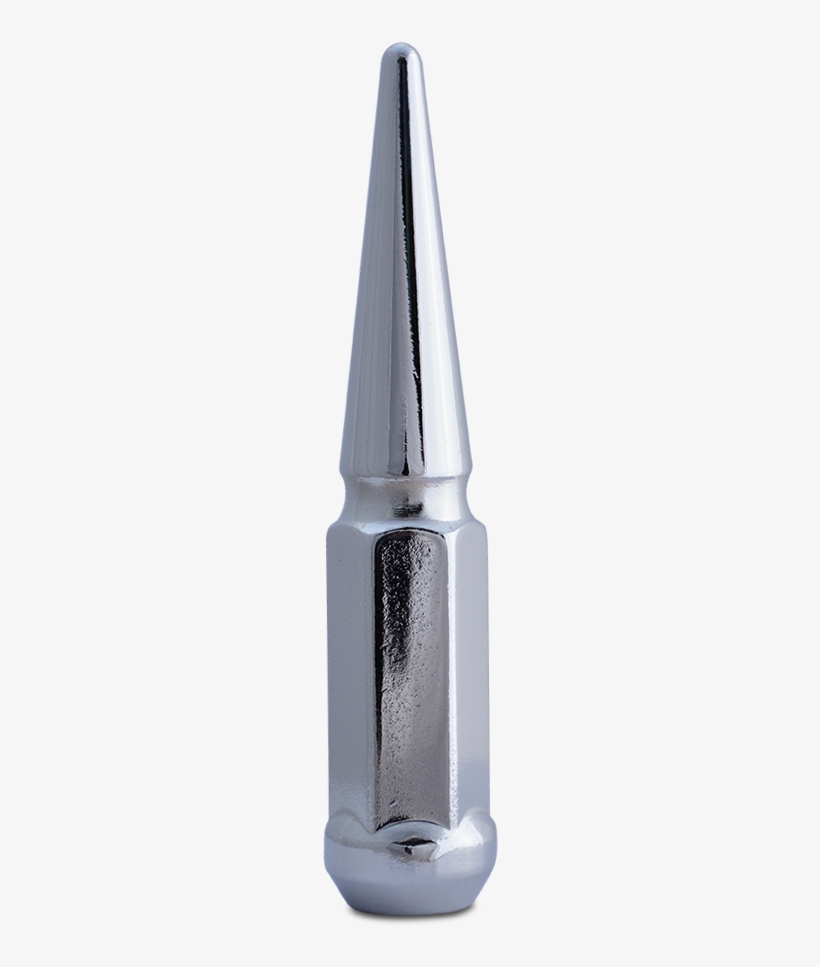 Metal Spike Png - 1 2 X 20 Spike Lug Nuts Chrome, transparent png