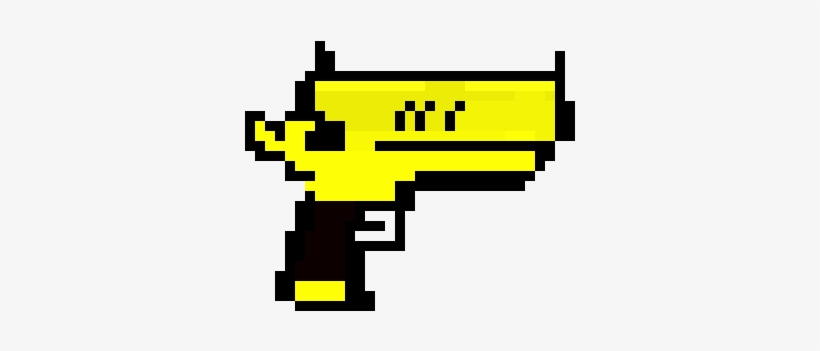 Deagle Gun - Pixel Art Desert Eagle, transparent png