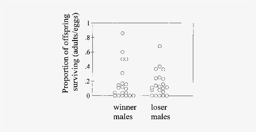 The Proportion Of O€spring Of Winner And Loser Males - Number, transparent png