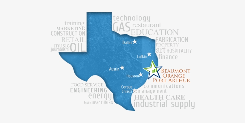 Map Of Texas - Map, transparent png