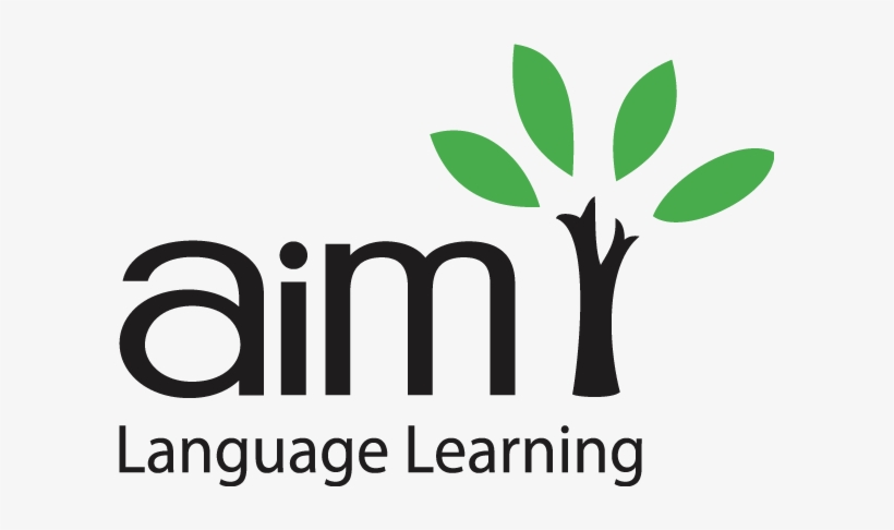 Logo-aim - Aim Language Learning, transparent png