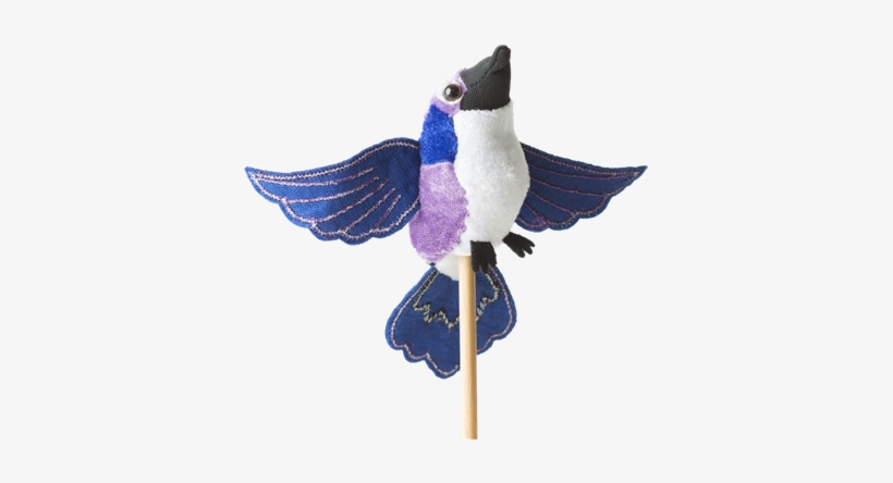 The Puppet Company Pc002142 Purple Hummingbird - Plush, transparent png